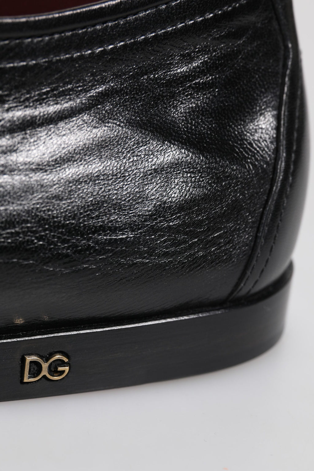 Dolce &amp; Gabbana Black Leather Lace Up Derby Dress Formal Shoes
