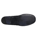 Dolce &amp; Gabbana Dark Blue Leather Derby Wingtip Formal Shoes
