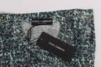 Dolce &amp; Gabbana Blue Wool Sweater Sleeveless Pullover
