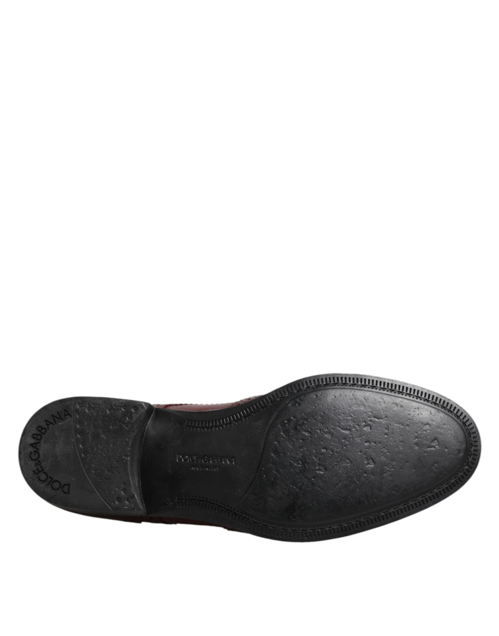 Dolce &amp; Gabbana Brown Leather Lace Up Derby Dress Shoes