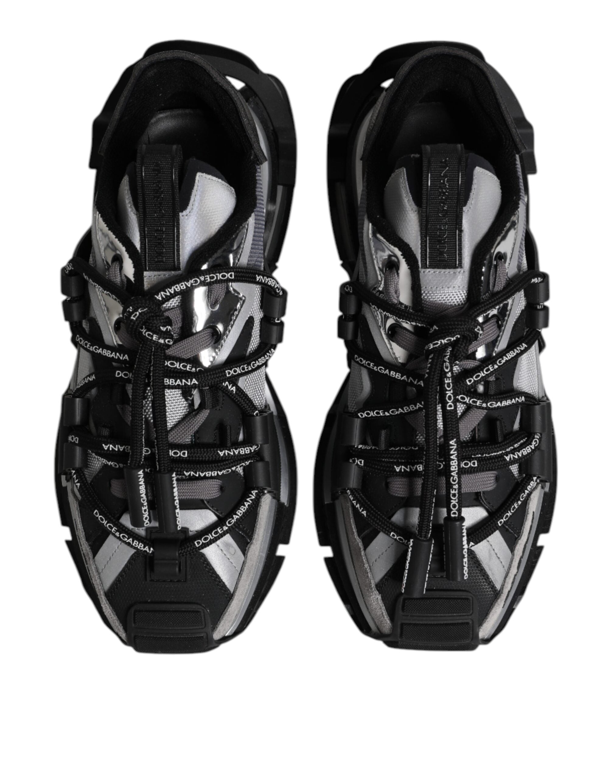 Dolce &amp; Gabbana Multicolor Paneled Space Sneakers Shoes