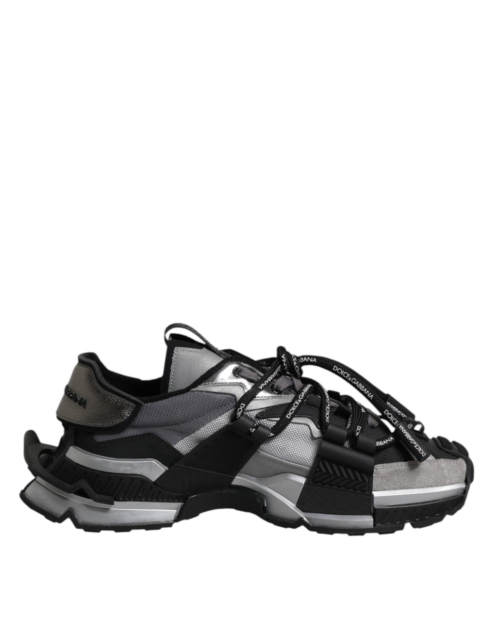 Dolce &amp; Gabbana Multicolor Paneled Space Sneakers Shoes