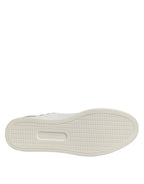 Dolce &amp; Gabbana White Leather MILANO Low Top Sneakers Shoes
