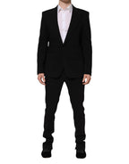 Dolce &amp; Gabbana Black MARTINI Single Breasted 2 Piece Suit