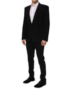 Dolce &amp; Gabbana Black MARTINI Single Breasted 2 Piece Suit