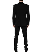 Dolce &amp; Gabbana Black MARTINI Single Breasted 2 Piece Suit