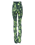 Dolce & Gabbana Green Color Splash High Waist Denim Jeans