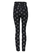 Dolce &amp; Gabbana Black DG Logo High Waist Skinny Denim Jeans