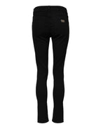 Dolce &amp; Gabbana Black Cotton Skinny Mid Waist Denim Jeans