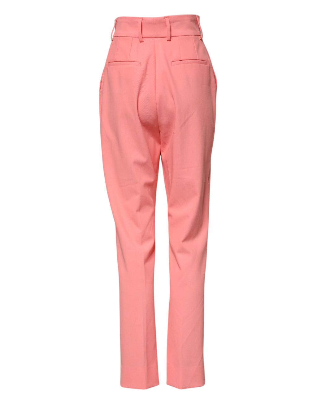 Dolce &amp; Gabbana Pink High Waist Tapered Dress Pants