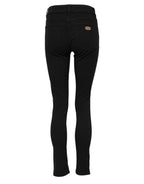 Dolce &amp; Gabbana Black Cotton Logo Skinny MidWaist Denim Jeans 