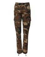 Dolce &amp; Gabbana Multicolor Camouflage Cargo Pants 