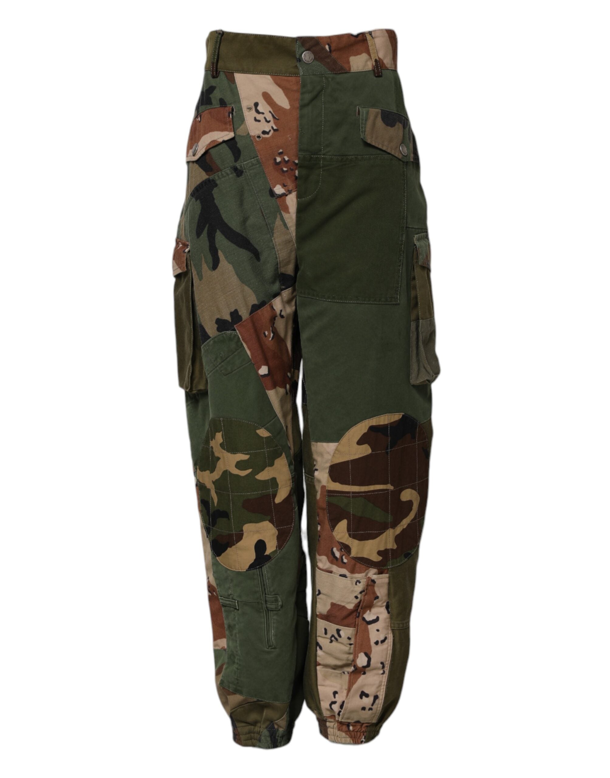 Dolce &amp; Gabbana Multicolor Camouflage Cargo Pants 