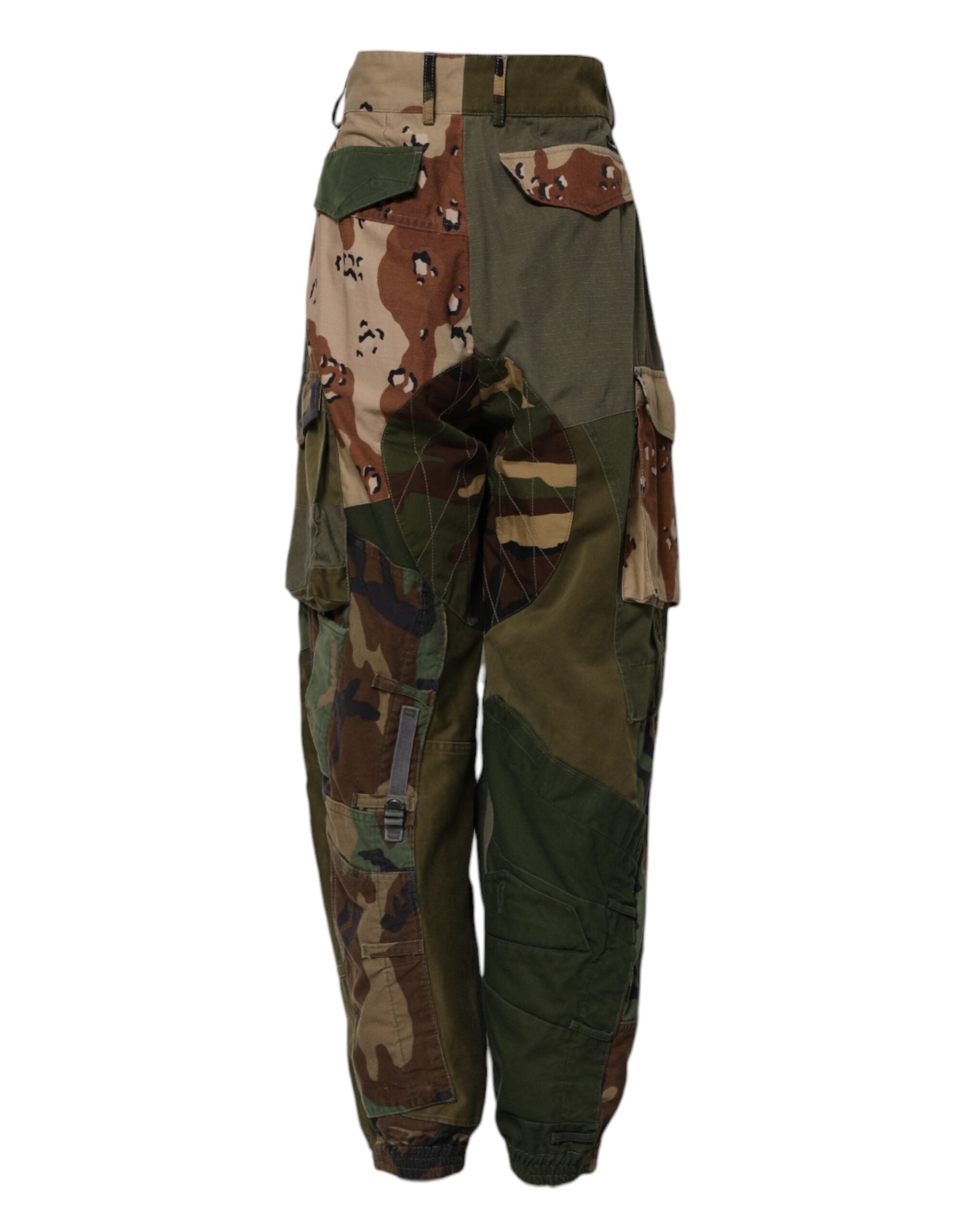 Dolce &amp; Gabbana Multicolor Camouflage Cargo Pants 