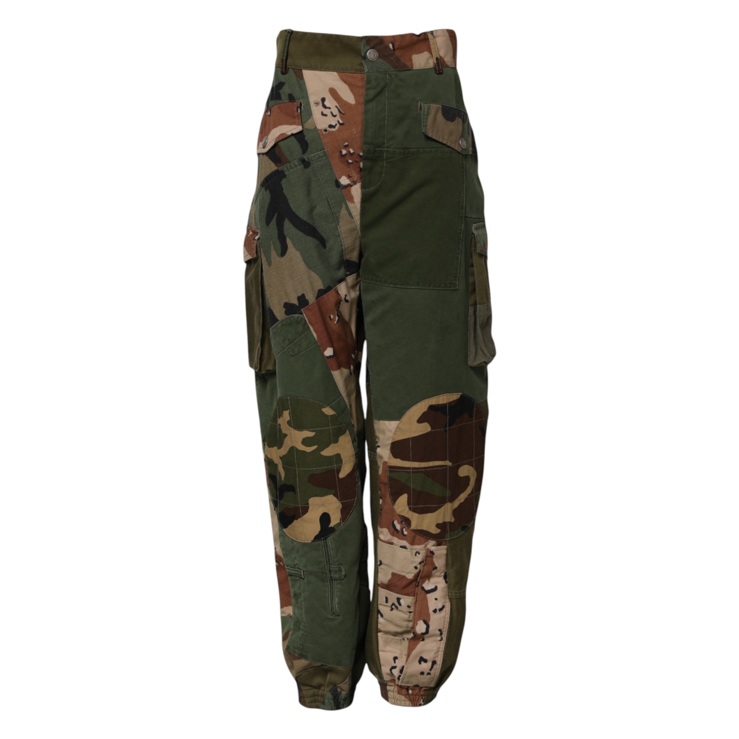 Dolce &amp; Gabbana Multicolor Camouflage Cargo Pants 