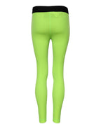 Dolce &amp; Gabbana Green Nylon Slim Fit Leggings Pants 