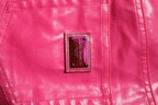 Dolce &amp; Gabbana Pink Cotton High Waisted Skinny Denim Jeans
