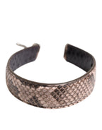 Dolce &amp; Gabbana Brown Exotic Leather Handbag Accessory Shoulder Strap