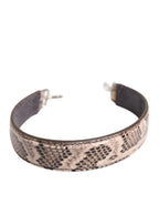 Dolce &amp; Gabbana Beige Exotic Leather Handbag Accessory Shoulder Strap