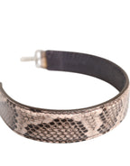 Dolce &amp; Gabbana Beige Exotic Leather Handbag Accessory Shoulder Strap