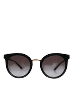 Dolce & Gabbana Black Transparent Trim Round DG4371-F Eyewear Sunglasses