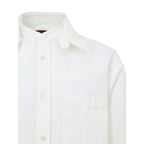 Gucci White Cotton Shirt