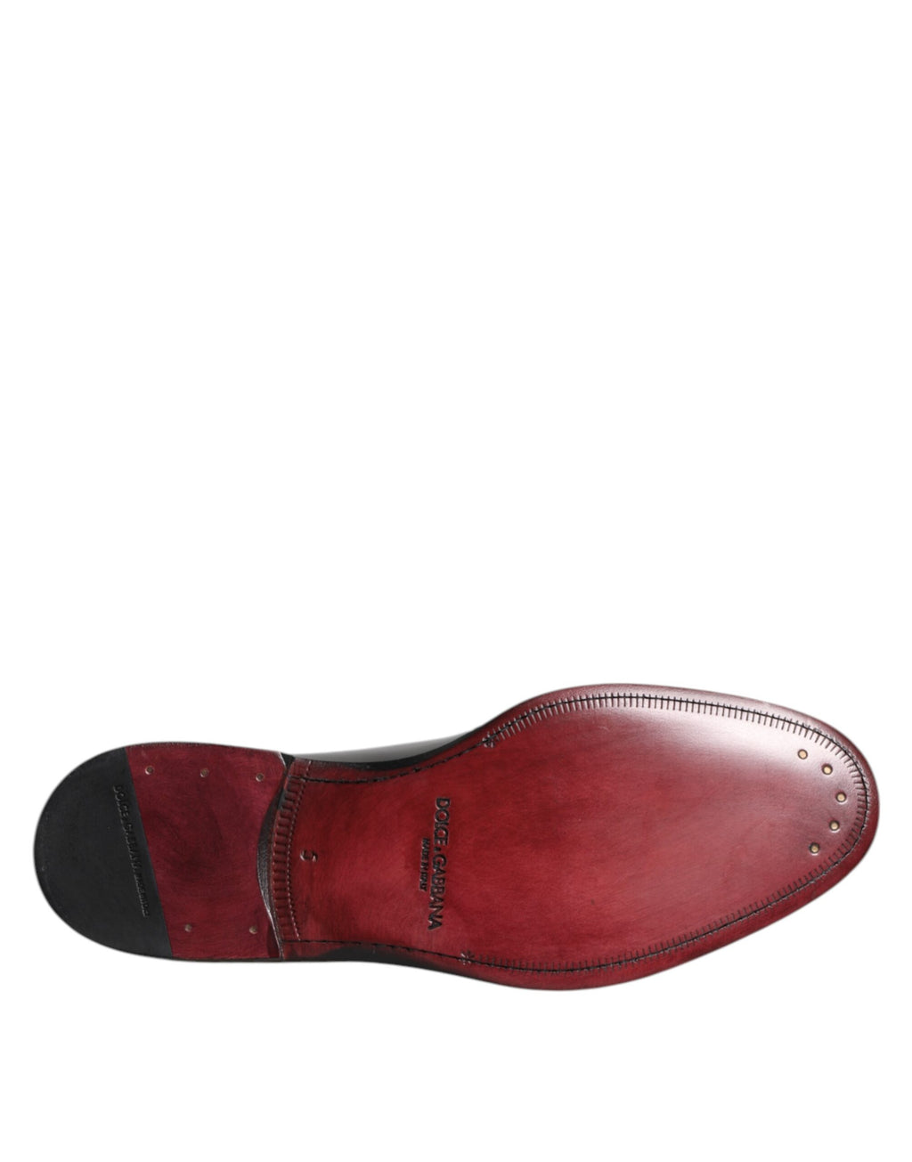 Dolce &amp; Gabbana Black Calf Leather Lace Up Dress Derby Shoes