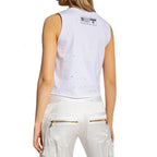 Balmain Printed Cotton Cropped T-Shirt