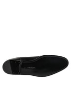 Dolce & Gabbana Black Chelsea Slip On Mid Calf Boots Shoes