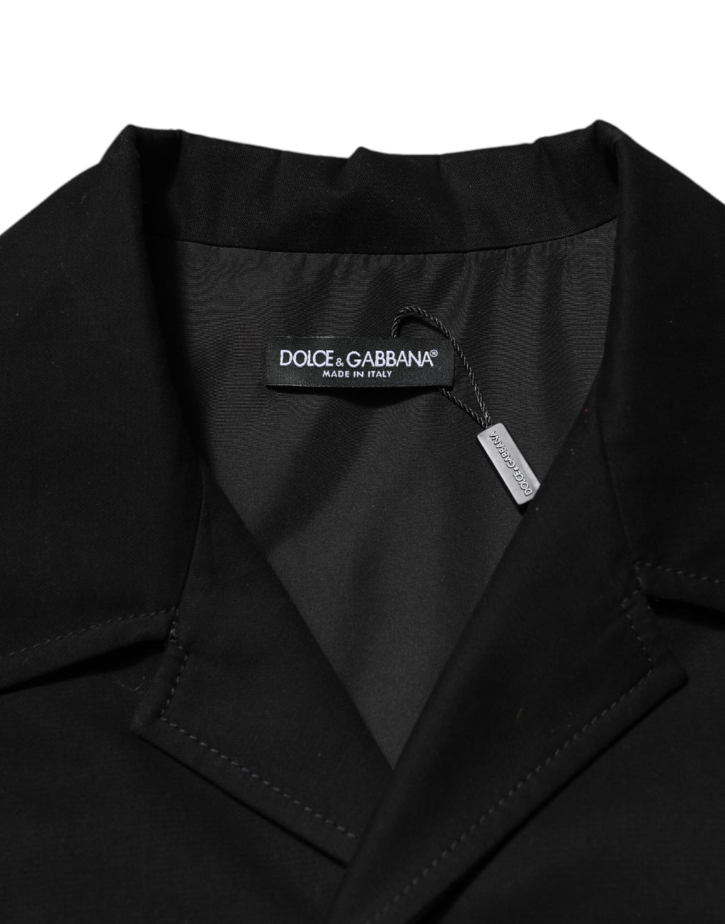 Dolce &amp; Gabbana Black Short Sleeve Button Men Casual Shirt