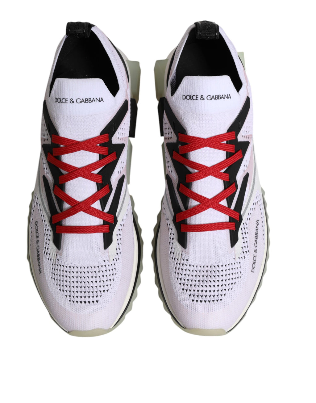 Dolce &amp; Gabbana White SORRENTO Sport Stretch Sneakers Shoes