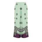 Gucci Green Silk Pant