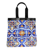 Dolce & Gabbana Multicolor Maiolica Print Tote Shoulder Strap Bag