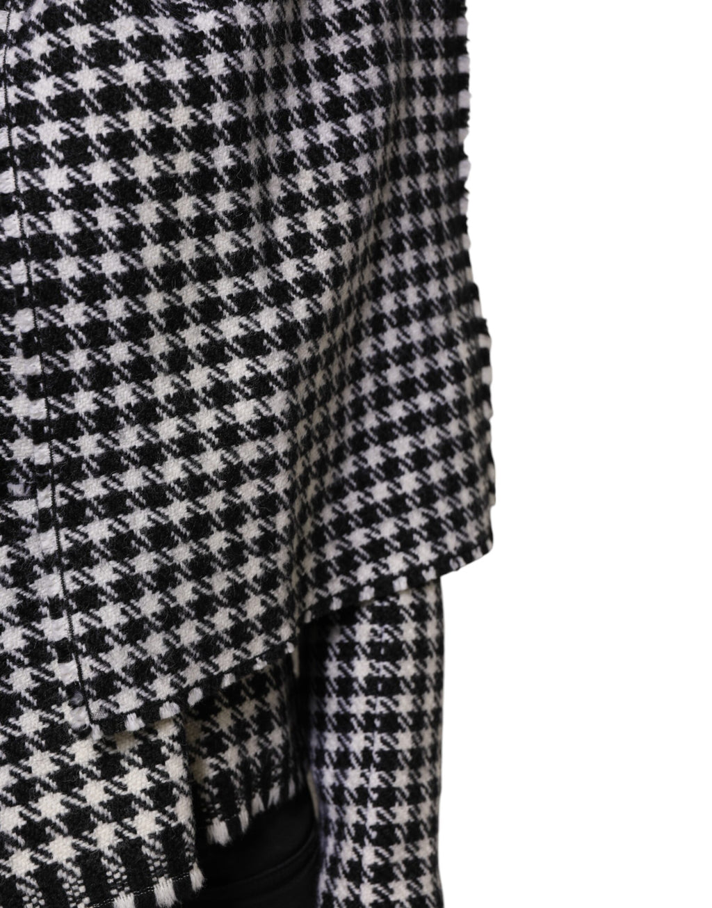 Dolce &amp; Gabbana Multicolor Wool Monochrome Patterned Jacket