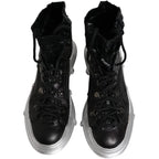 Dolce &amp; Gabbana Black Nylon Boot