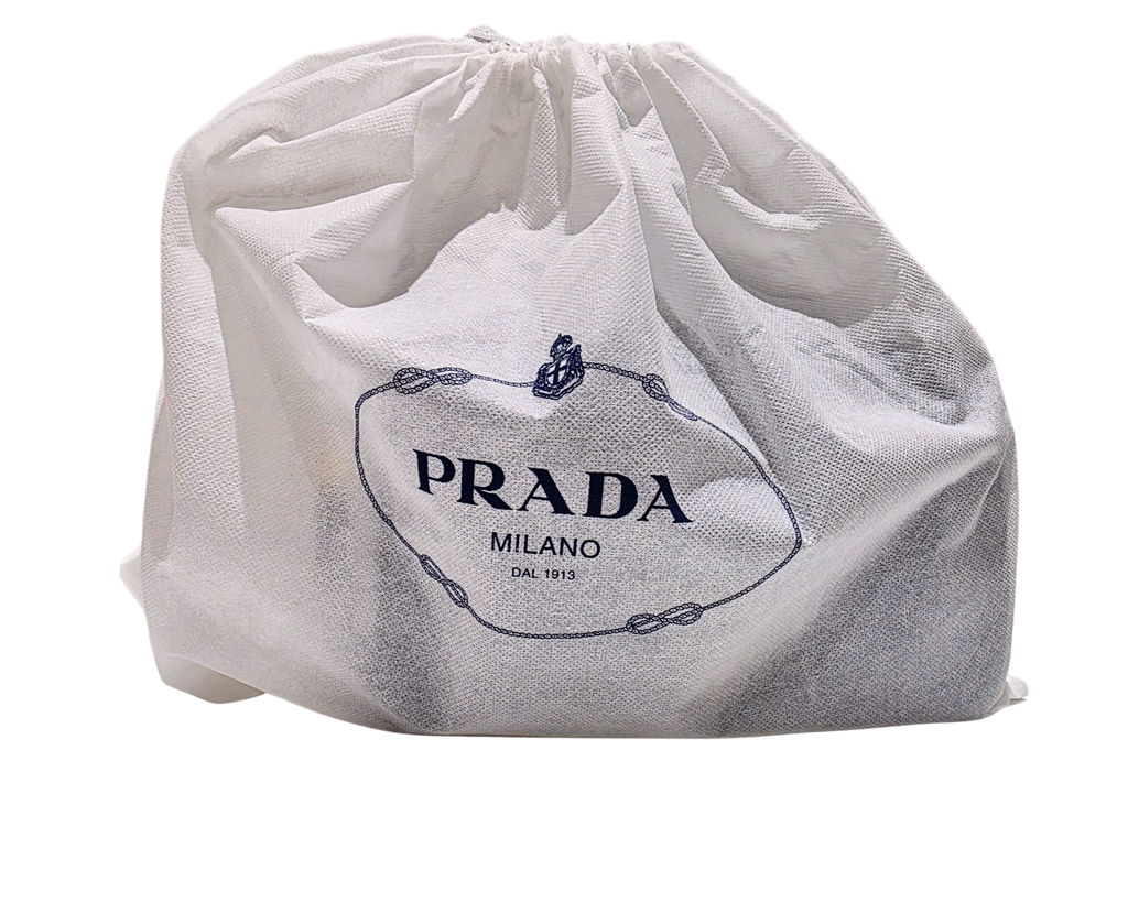 Borsa Prada a tracolla in pelle nera