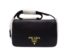 Borsa Prada a tracolla in pelle nera