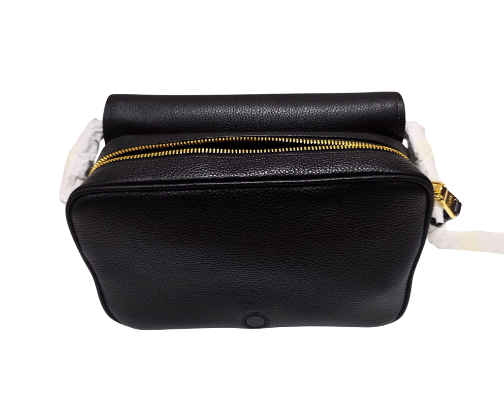Borsa Prada a tracolla in pelle nera
