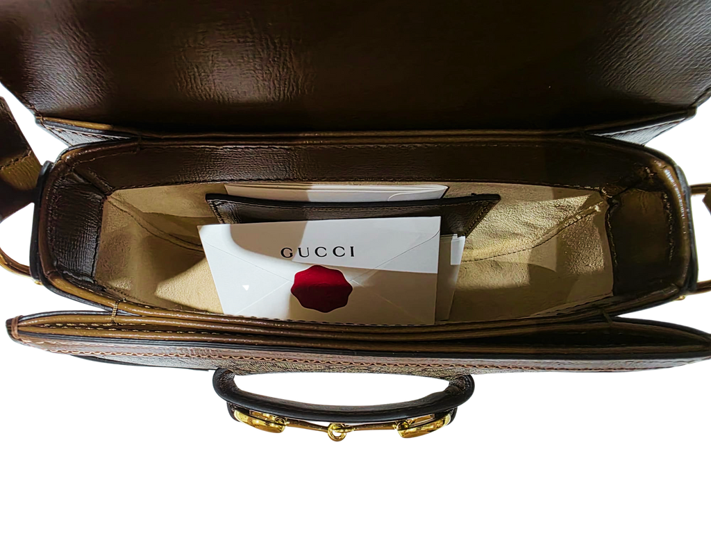 Borsa Horsebit 1955 Gucci in tessuto GG Supreme