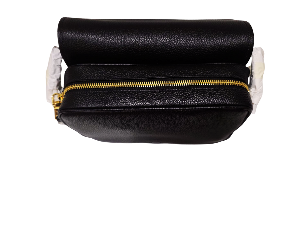Borsa Prada a tracolla in pelle nera