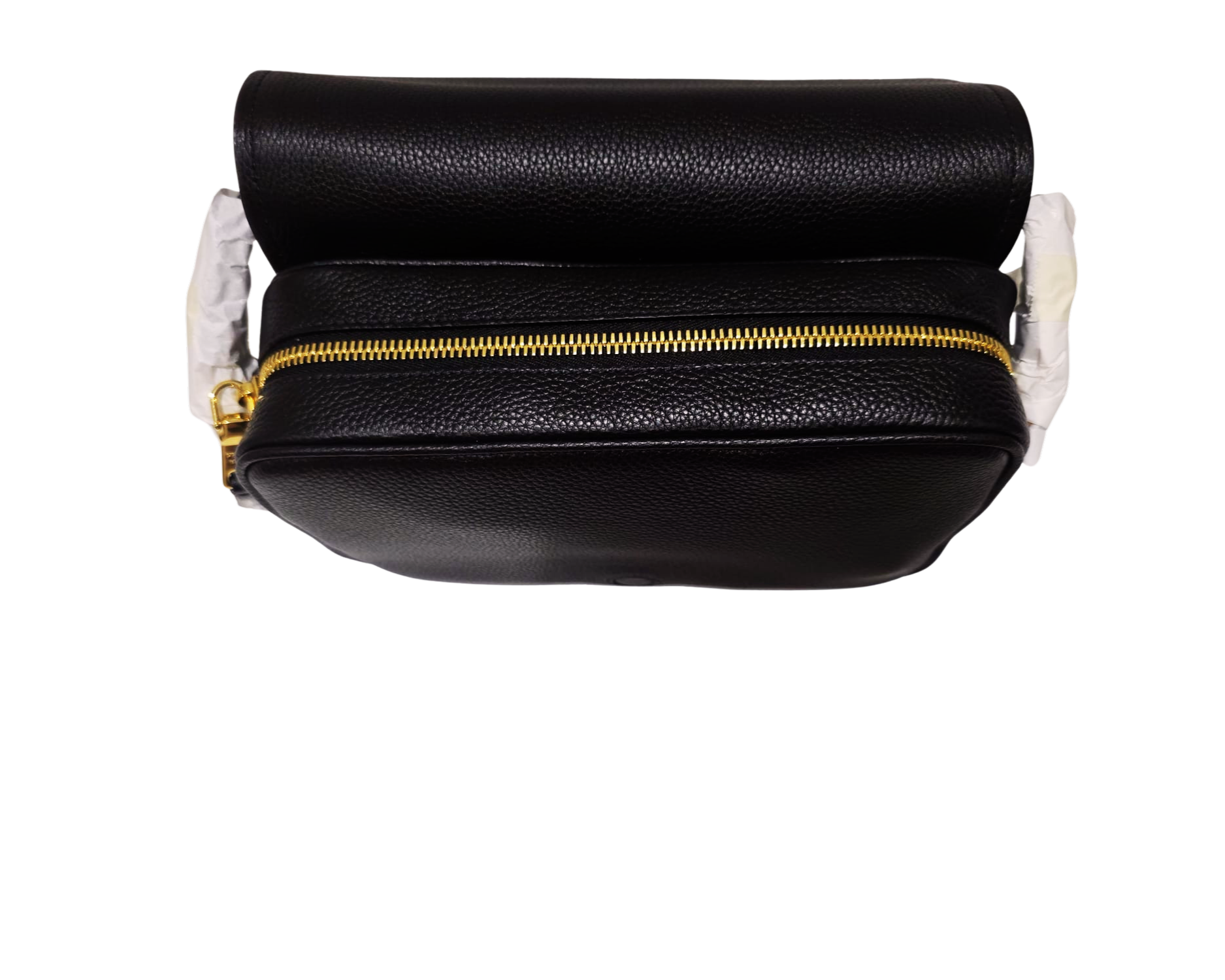 Borsa Prada a tracolla in pelle nera